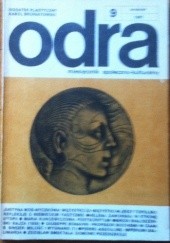 Okładka książki Odra. Miesięcznik społeczno-kulturalny nr 9, wrzesień 1987 praca zbiorowa