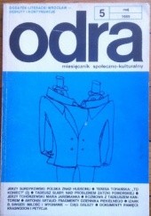 Okładka książki Odra. Miesięcznik społeczno-kulturalny nr 5, maj 1989 praca zbiorowa