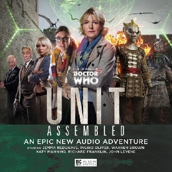 Okładki książek z cyklu Doctor Who - UNIT The New Series 4