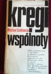 Okładka książki Kręgi wspólnoty Wacław Sadkowski