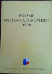 Okładka książki Polskie spotkania europejskie 1998 Magda Borysewicz, Lena Dąbkowska, praca zbiorowa