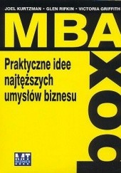 Okładka książki MBA BOX. Praktyczne idee najtęższych umysłów biznesu Victoria Griffith