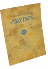 Okładka książki Dziw. Opowieść na tle życia Prasłowian Maria Bechczyc-Rudnicka, Antoni Bechczyc-Rudnicki