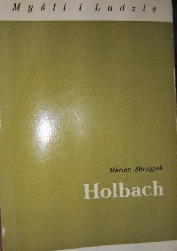 Okładka książki Holbach Marian Skrzypek