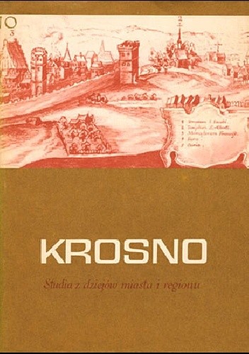 Okładki książek z cyklu Krosno. Studia z dziejów miasta i regionu