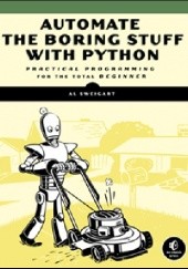 Okładka książki Automate the Boring Stuff with Python Albert Sweigart