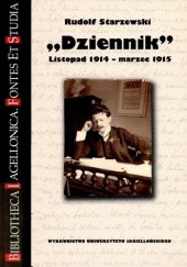 Okładka książki „Dziennik”. Listopad 1914 - marzec 1915 Rudolf Starzewski
