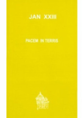 Okładka książki Pacem in terris Jan XXIII