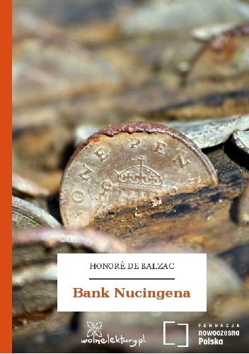 Okładka książki Bank Nucingena Honoré de Balzac