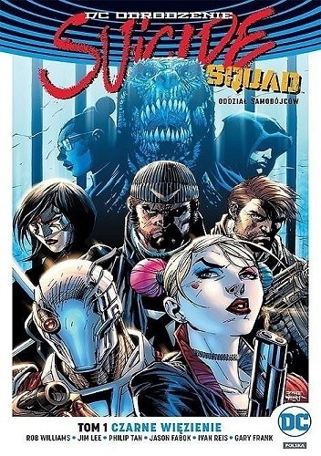 Okładki książek z cyklu Suicide Squad DC Rebirth