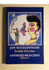 Okładka książki Krople liryczne Jan Izydor Sztaudynger
