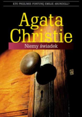 Okładka książki Niemy świadek Agatha Christie