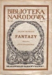 Okładka książki Fantazy, czyli nowa Dejanira Juliusz Słowacki