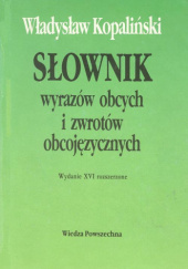 Okładka książki Słownik wyrazów obcych i zwrotów obcojęzycznych Władysław Kopaliński
