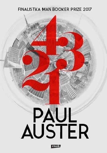 Okładka książki 4321 Paul Auster