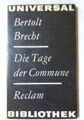 Okładka książki Die Tage der Commune Bertolt Brecht