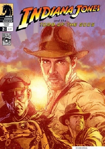 Okładki książek z cyklu Indiana Jones and the Tomb of the Gods