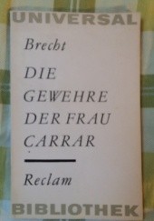 Okładka książki Die Gewehre der Frau Carrar Bertolt Brecht