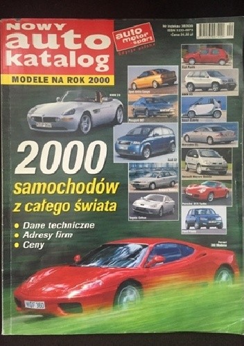 Okładki książek z serii Nowy auto katalog