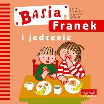 Okładki książek z serii Basia i Franek