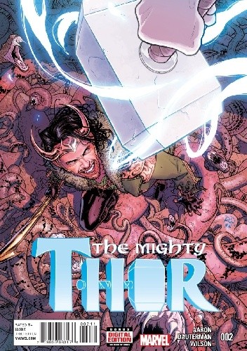Okładki książek z cyklu Mighty Thor
