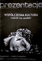 Okładka książki Prezentacje. Magazyn Filozoficzno-Kulturalny 4(8) /04 Janusz Palikot, Zofia Rosińska, praca zbiorowa