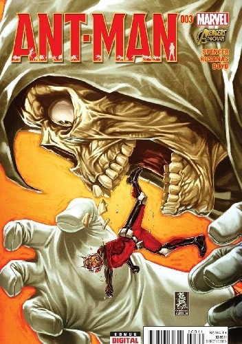 Okładki książek z cyklu Ant Man