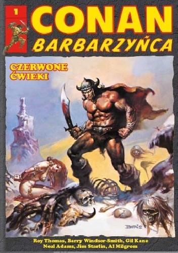 Okładki książek z cyklu Conan Barbarzyńca. Kolekcja
