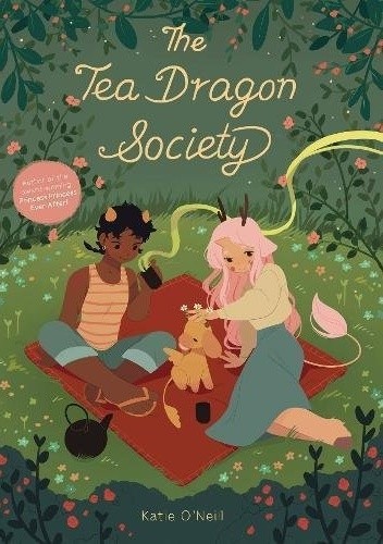 Okładki książek z cyklu Tea Dragon