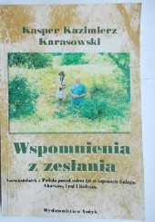 Okładka książki Wspomnienia z zesłania Kasper Kazimierz Karasowski
