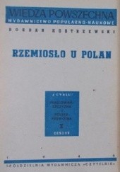 Okładka książki Rzemiosło u Polan Bogdan Kostrzewski