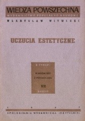 Okładka książki Uczucia estetyczne Władysław Witwicki