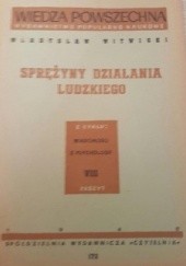 Okładka książki Sprężyny działania ludzkiego Władysław Witwicki