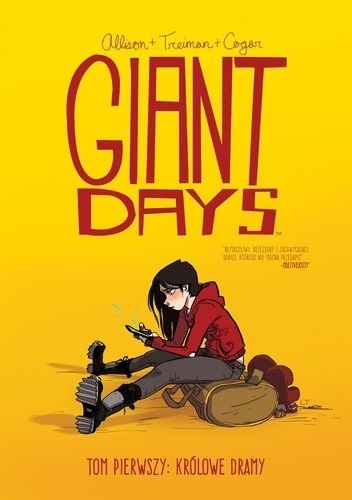 Okładki książek z cyklu Giant Days