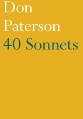Okładka książki 40 Sonnets Don Paterson