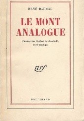 Okładka książki Le Mont Analogue René Daumal