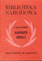 Okładka książki Karpaccy Górale. Dramat w trzech aktach Józef Korzeniowski