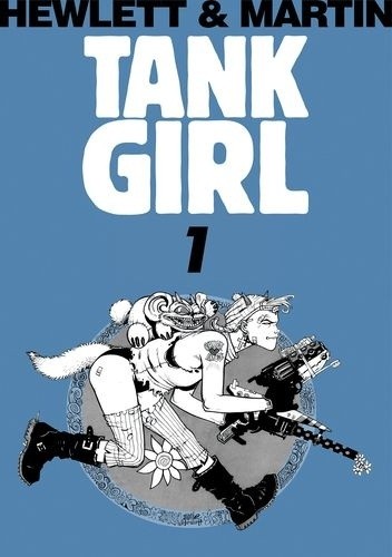 Okładki książek z cyklu Tank Girl