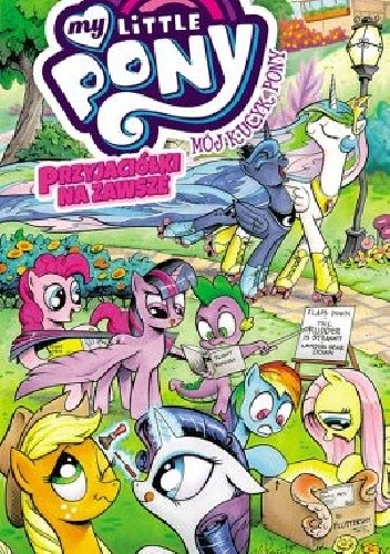 Okładki książek z cyklu Mój Kucyk Pony - Przyjaciółki na zawsze