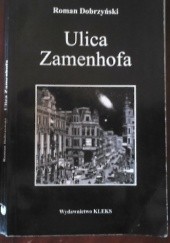 Okładka książki Ulica Zamenhofa Roman Dobrzyński