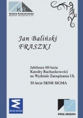 Okładka książki Fraszki. Jubileusz 60-lecia Katedry Rachunkowości Uniwersytetu Łódzkiego Jan Baliński