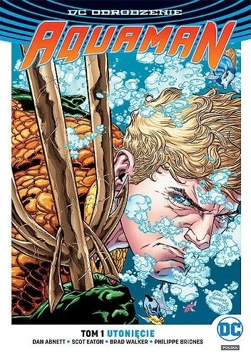 Okładki książek z cyklu Aquaman DC Rebirth