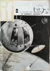Okładka książki If: Worlds of Science Fiction. July 1961 Gordon R. Dickson, Jim Harmon, J. T. McIntosh, Frederik Pohl, John Rackham, William W. Stuart, Theodore Sturgeon, Albert R. Teichner