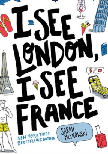 Okładki książek z cyklu I see London, I see France
