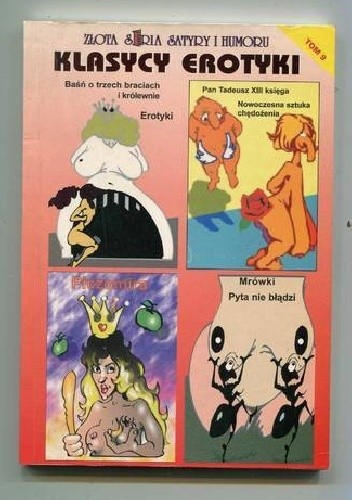 Okładki książek z cyklu Złota seria satyry i humoru