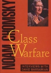Okładka książki Class Warfare Noam Chomsky