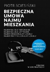 Okładka książki Bezpieczna umowa najmu mieszkania Piotr Sciesiński