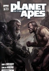 Okładka książki Planet of the Apes #3 - The Long War, Part 3 Daryl Gregory, Carlos Magno