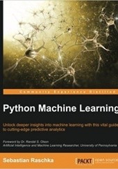 Okładka książki Python Machine Learning Sebastian Raschka