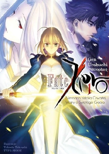 Okładki książek z cyklu Fate/Zero LN